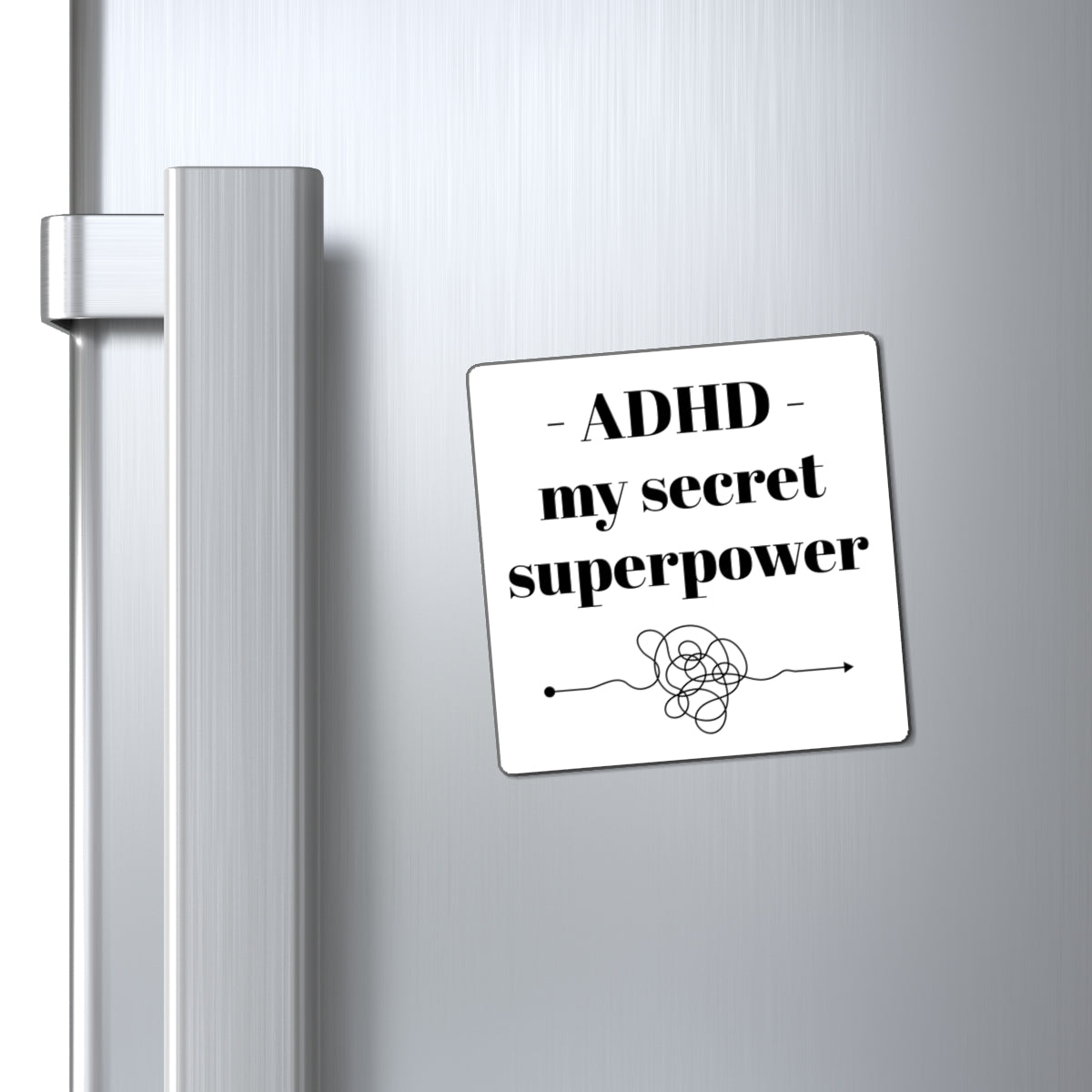 Magnet - ADHD IS My Secret Superpower | Gift for ADHD Awareness, Fridge Magnet