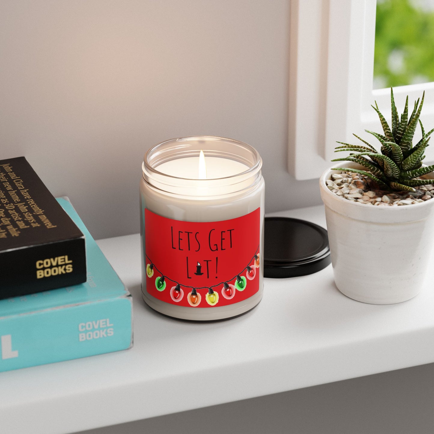 Christmas Soy Candle - 'Let's Get Lit!'