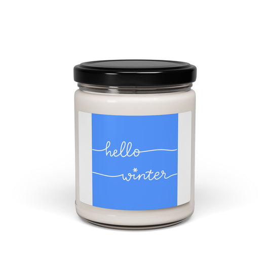 Scented Soy Candle - 9oz Hello Winter