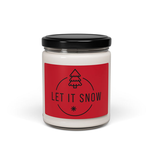 Scented Soy Candle - 9oz Holiday Let It Snow