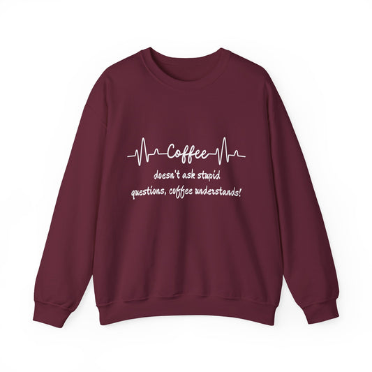 Heavy Blend™ Crewneck Sweatshirt - Cozy and Comfy - Coffee Lovers
