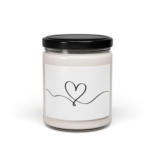 Scented Soy Candle - 9oz Heart