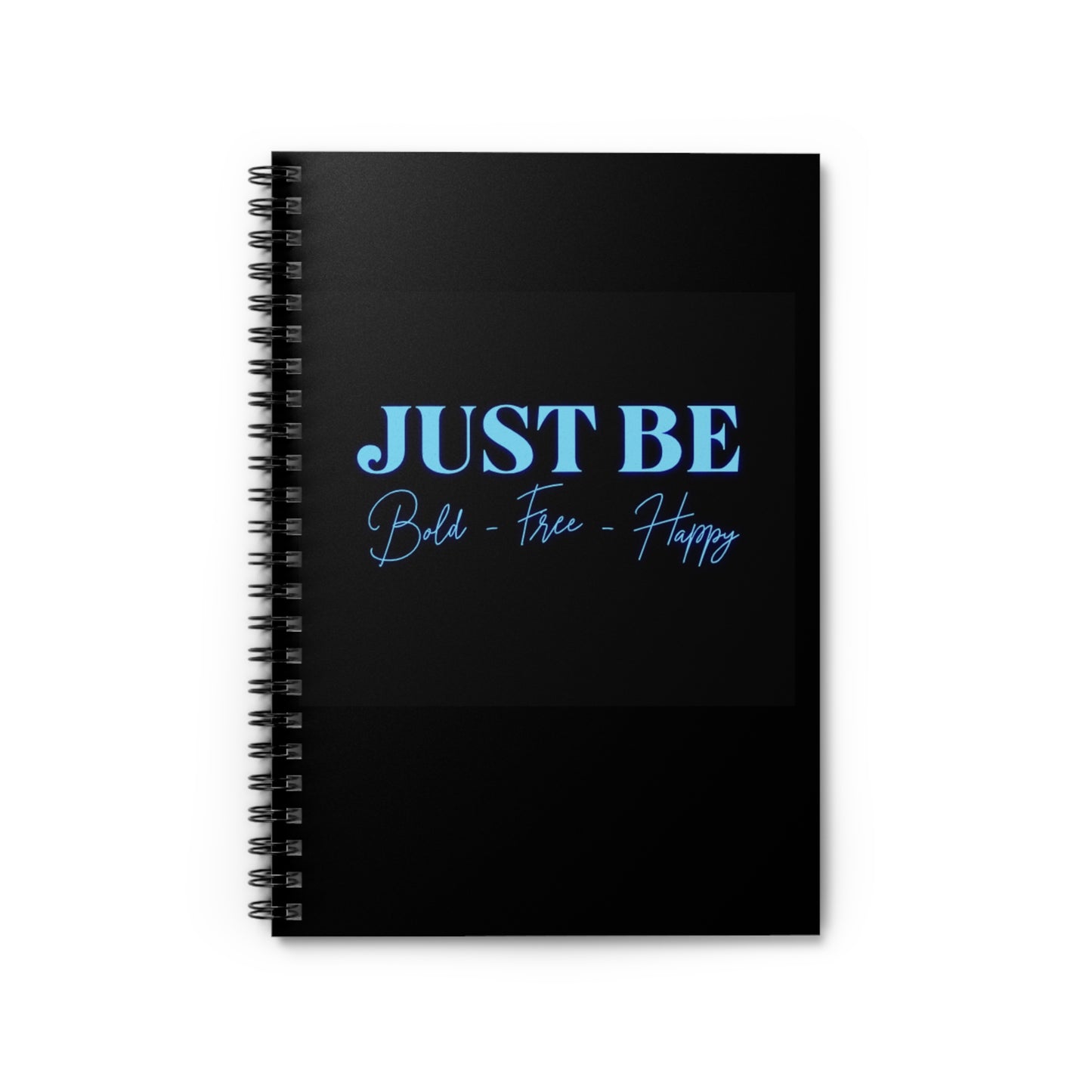 Inspirational Spiral Notebook - Just Be, Journaling, Sketching, School Supplies, Gift for Writers