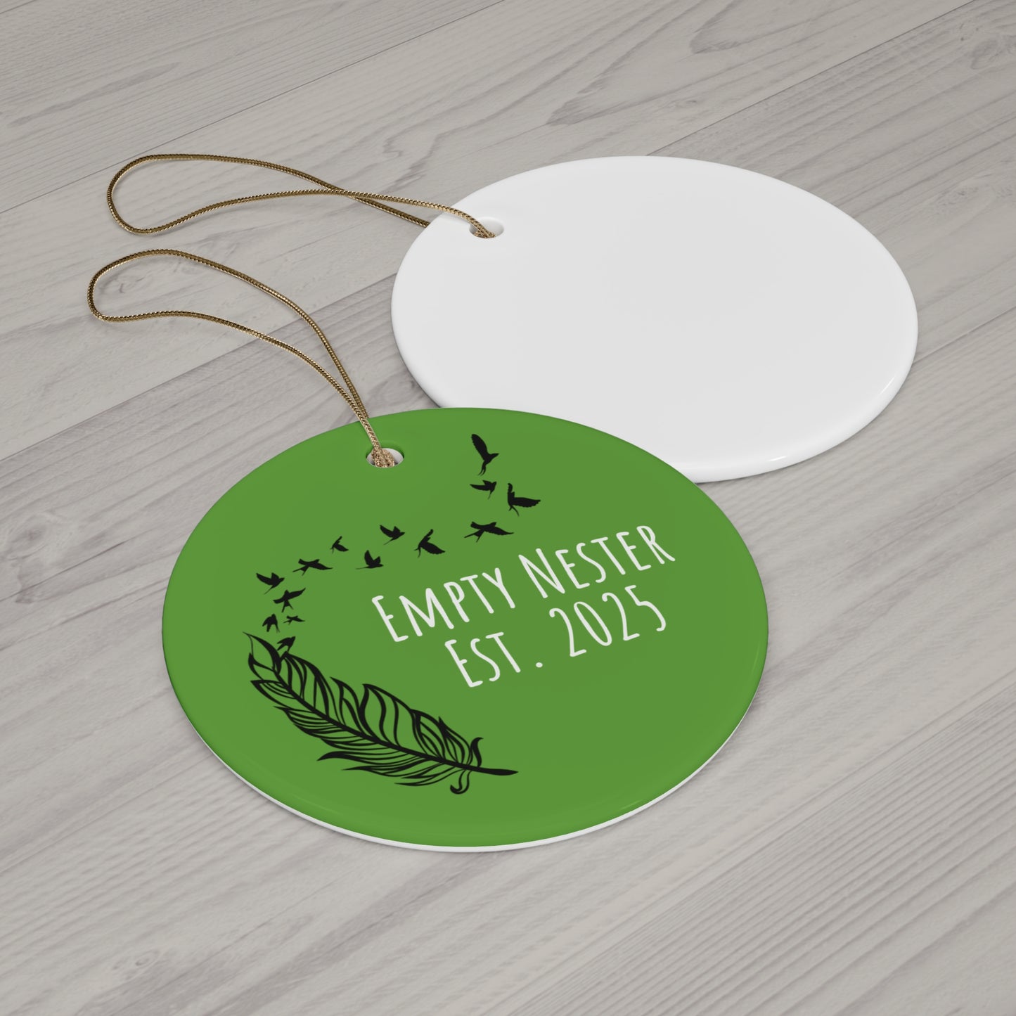 Empty Nest Ceramic Ornament - Establishing Memories for New Beginnings