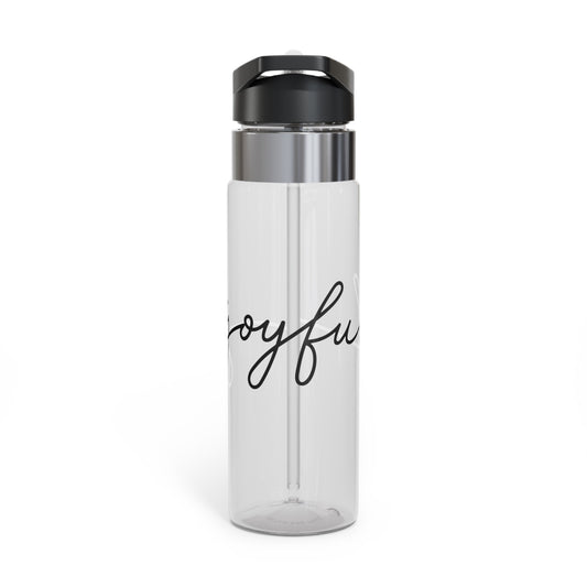 Joyful 20oz Tritan™ Sport Bottle - Clear Water Bottle for Active Lifestyle