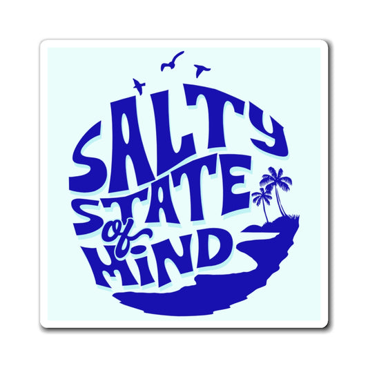 Salty State of Mind Magnets, Beach Decor, Surfing, Nautical Home Accessories, Coastal Vibes