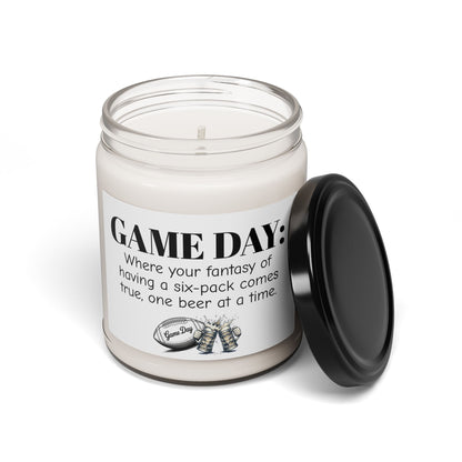 Funny Game Day Scented Candle, Perfect for Sports Fans, Home Parties, Tailgating