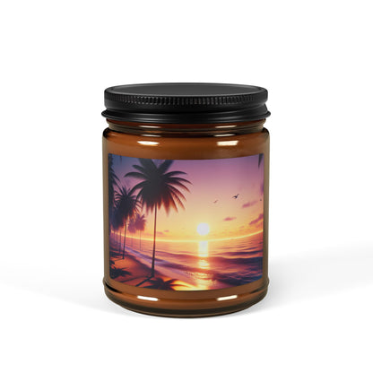 Scented Soy Candle - 9oz Tropical Sunset