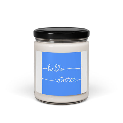 Scented Soy Candle - 9oz Hello Winter