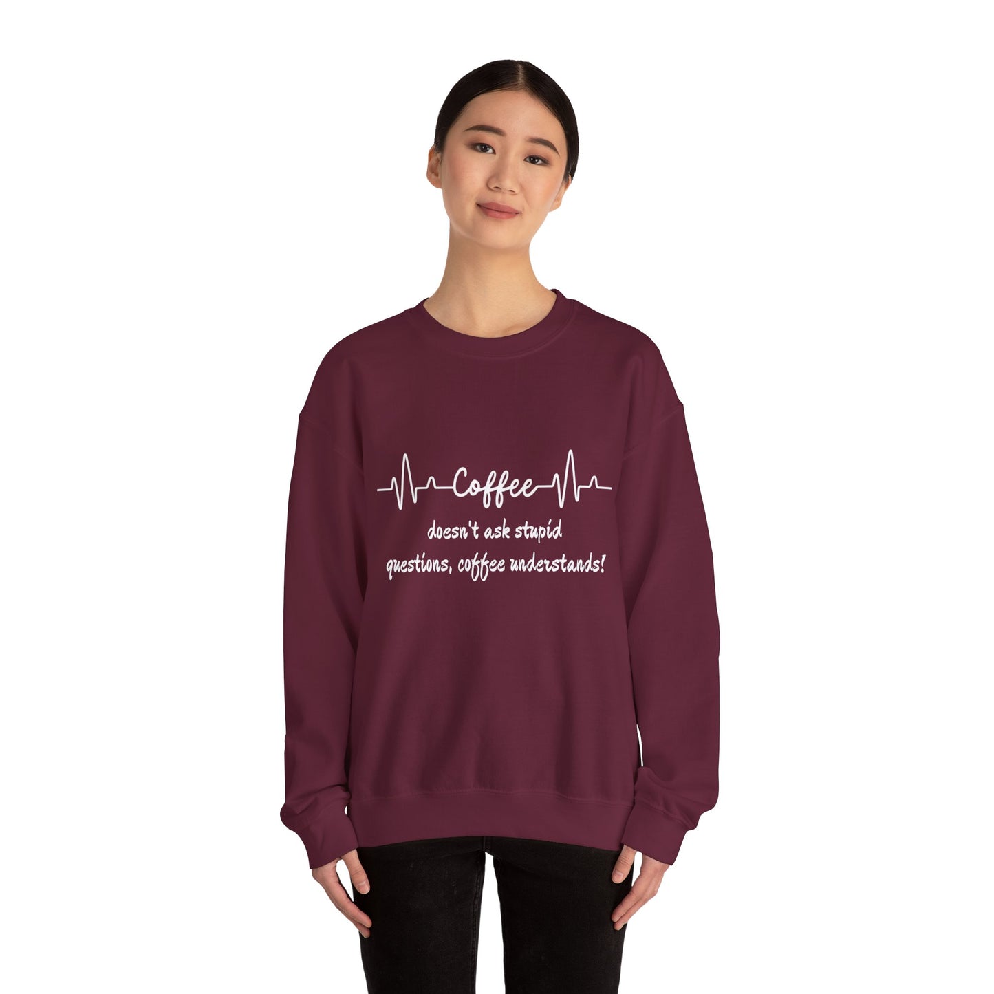 Heavy Blend™ Crewneck Sweatshirt - Cozy and Comfy - Coffee Lovers
