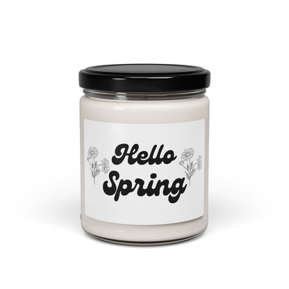 Spring Blossom Scented Soy Candle, Hello Spring Fragrance, Home Decor, Gift for Her, Eco-Friendly Candle, Aromatherapy
