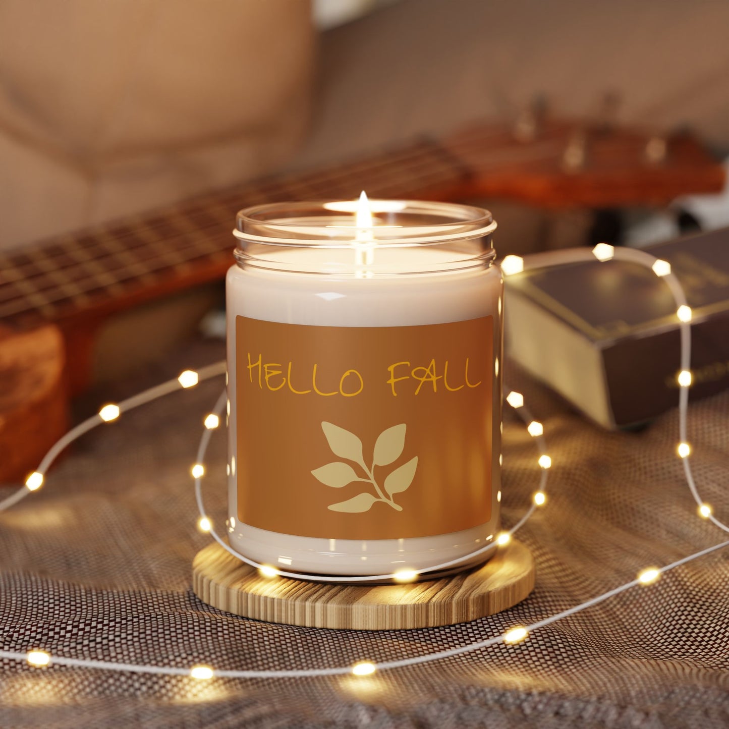 Scented Soy Candle - Hello Fall  9oz