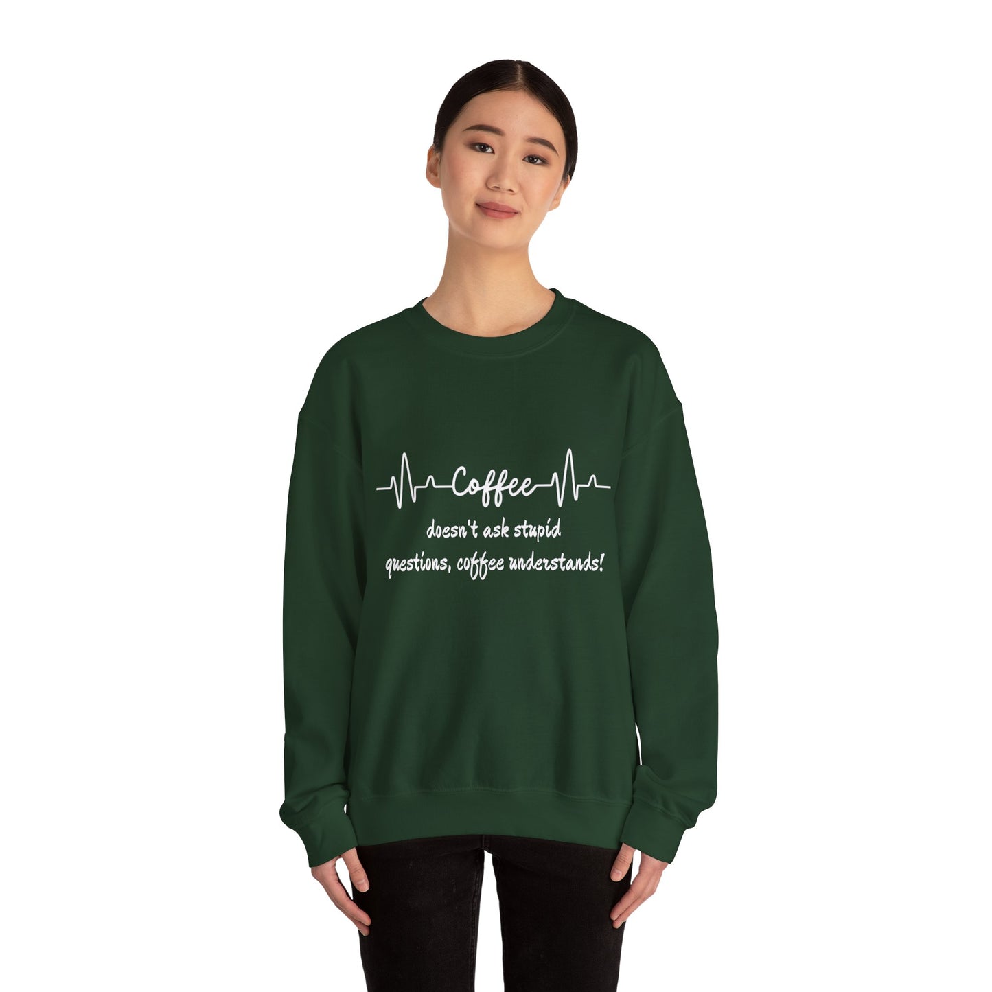 Heavy Blend™ Crewneck Sweatshirt - Cozy and Comfy - Coffee Lovers
