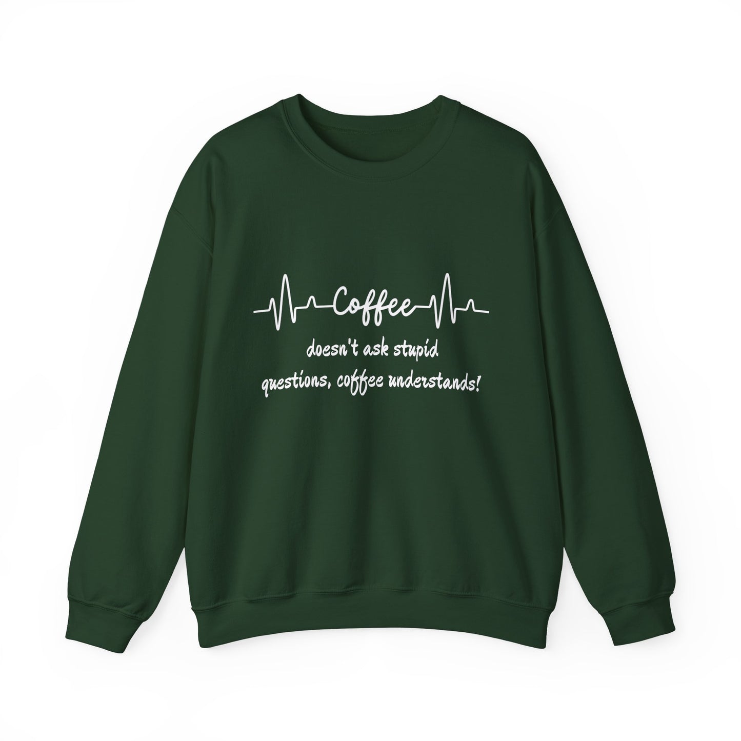 Heavy Blend™ Crewneck Sweatshirt - Cozy and Comfy - Coffee Lovers