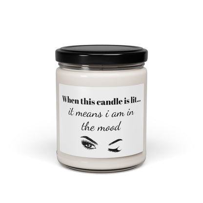 Funny Mood Scented Soy Candle - 9oz | Ideal for Relaxation & Romantic Evenings
