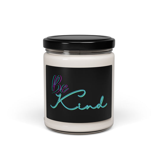 Be Kind Scented Soy Candle, 9oz – Relaxing Home Décor, Uplifting Gift, Self-Care Essential, Eco-Friendly Candle, Mindfulness