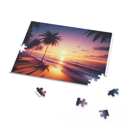 Puzzle - 120-Piece Sunset Beach