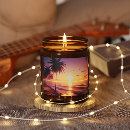 Scented Soy Candle - 9oz Tropical Sunset