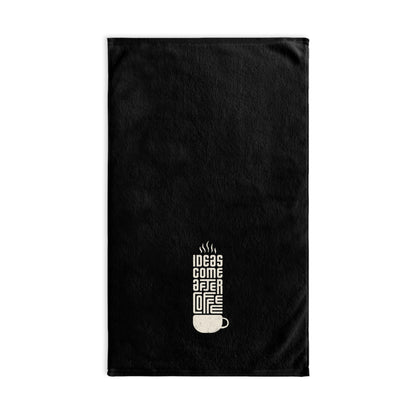 Coffee-Inspired Hand Towel for Creative Spaces, Kitchen Decor, Gift for Coffee Lovers, Unique Home Accessory, Funny Kitchen Towel