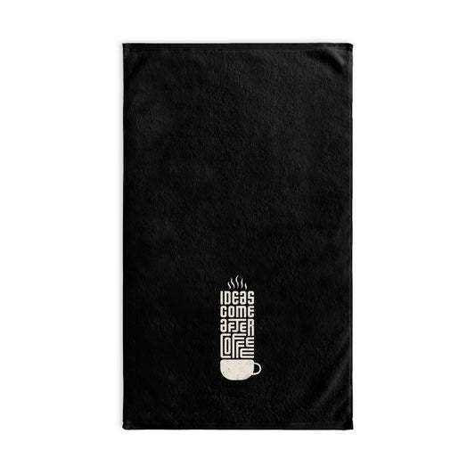 Coffee-Inspired Hand Towel for Creative Spaces, Kitchen Decor, Gift for Coffee Lovers, Unique Home Accessory, Funny Kitchen Towel