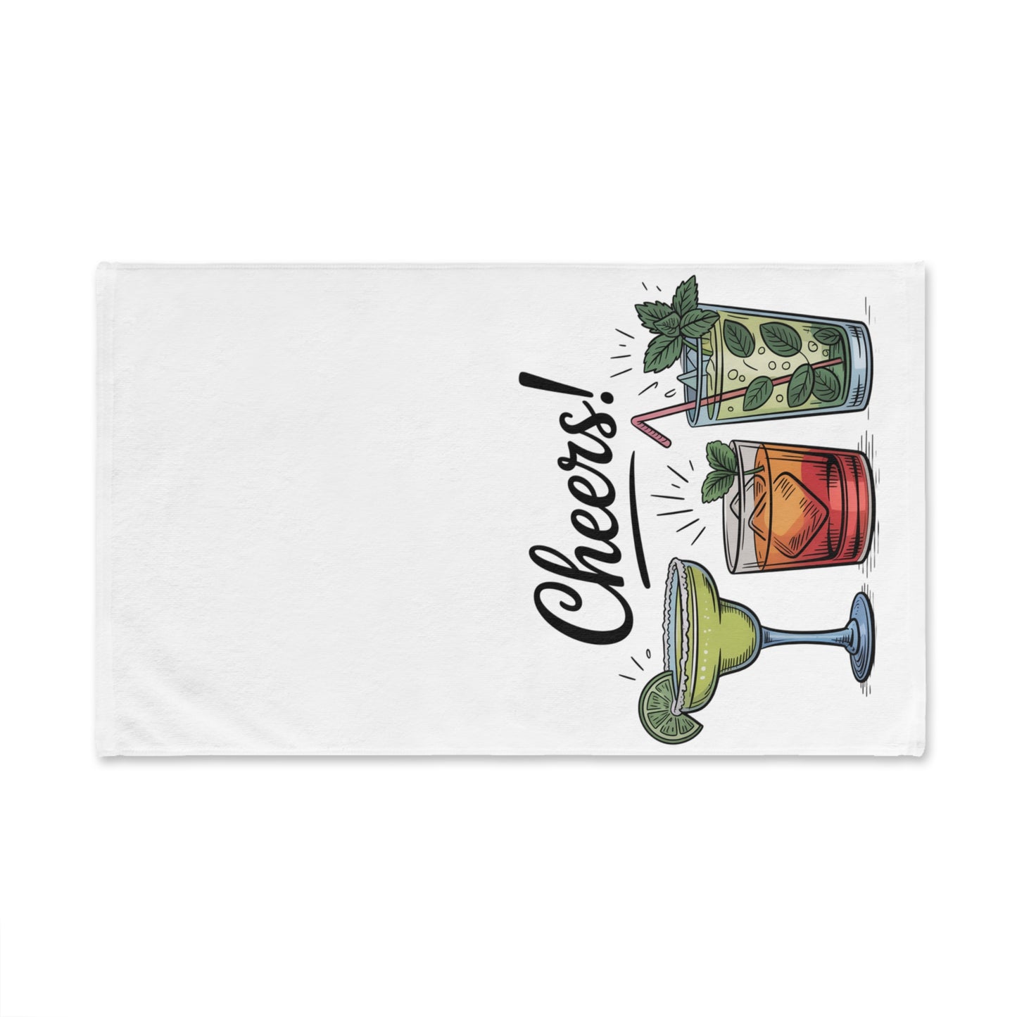 Cheers Hand Towel, Kitchen Decor, Cocktail Love, Bar Accessories, Fun Kitchen Towels, Summer Party Decor