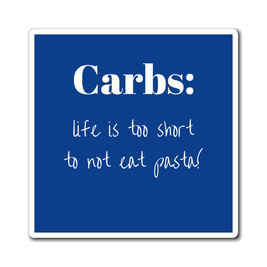 Magnet - Carb-Inspired Kitchen, Funny Foodie Decor, Gift for Food Lovers, Kitchen Accessories, Humor for Dieters, Fridge Decor