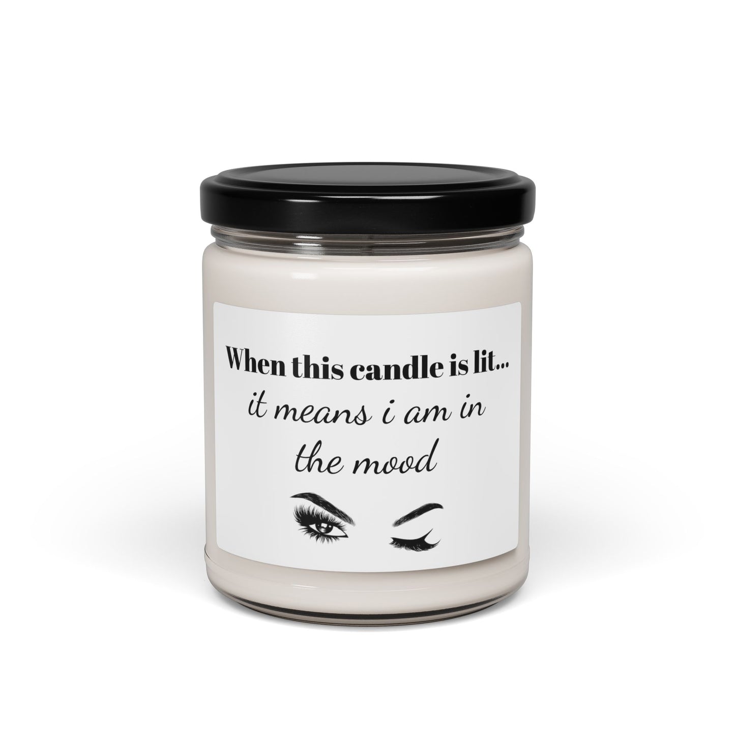 Funny Mood Scented Soy Candle - 9oz | Ideal for Relaxation & Romantic Evenings