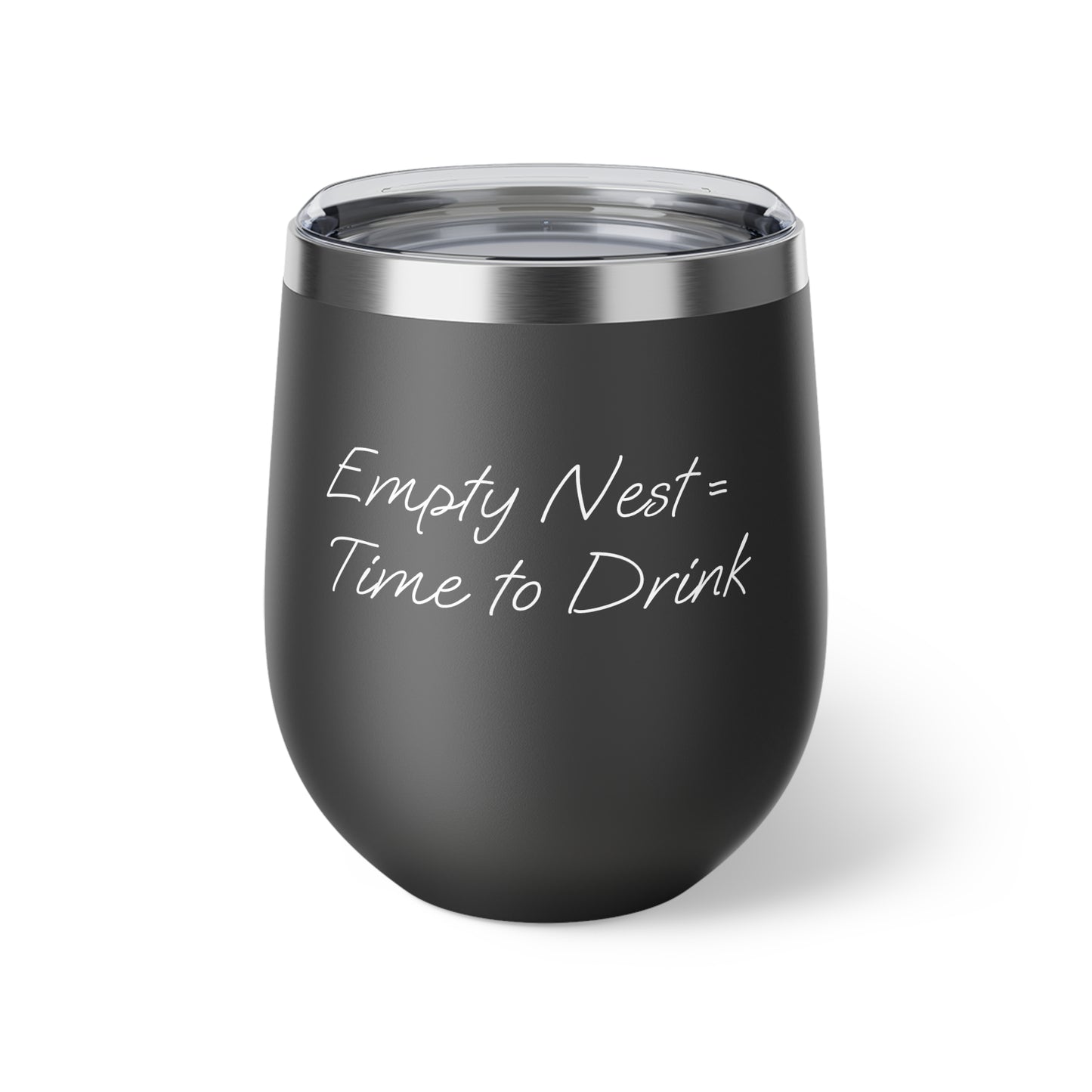 Funny Copper Insulated Cup - "Empty Nest = Time to Drink" - 12oz