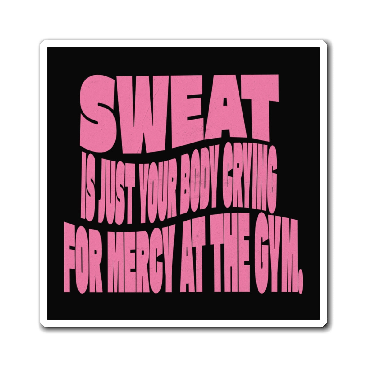 Gym Motivation Magnets, Fitness Decor, Workout Reminder, Funny Fridge Magnet, Home Office Decor