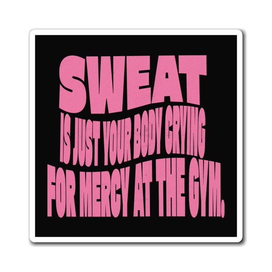 Gym Motivation Magnets, Fitness Decor, Workout Reminder, Funny Fridge Magnet, Home Office Decor