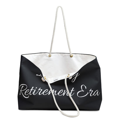 In My Retirement Era Weekender Bag - Stylish Travel Tote for Relaxation and Adventure
