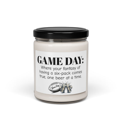 Funny Game Day Scented Candle, Perfect for Sports Fans, Home Parties, Tailgating