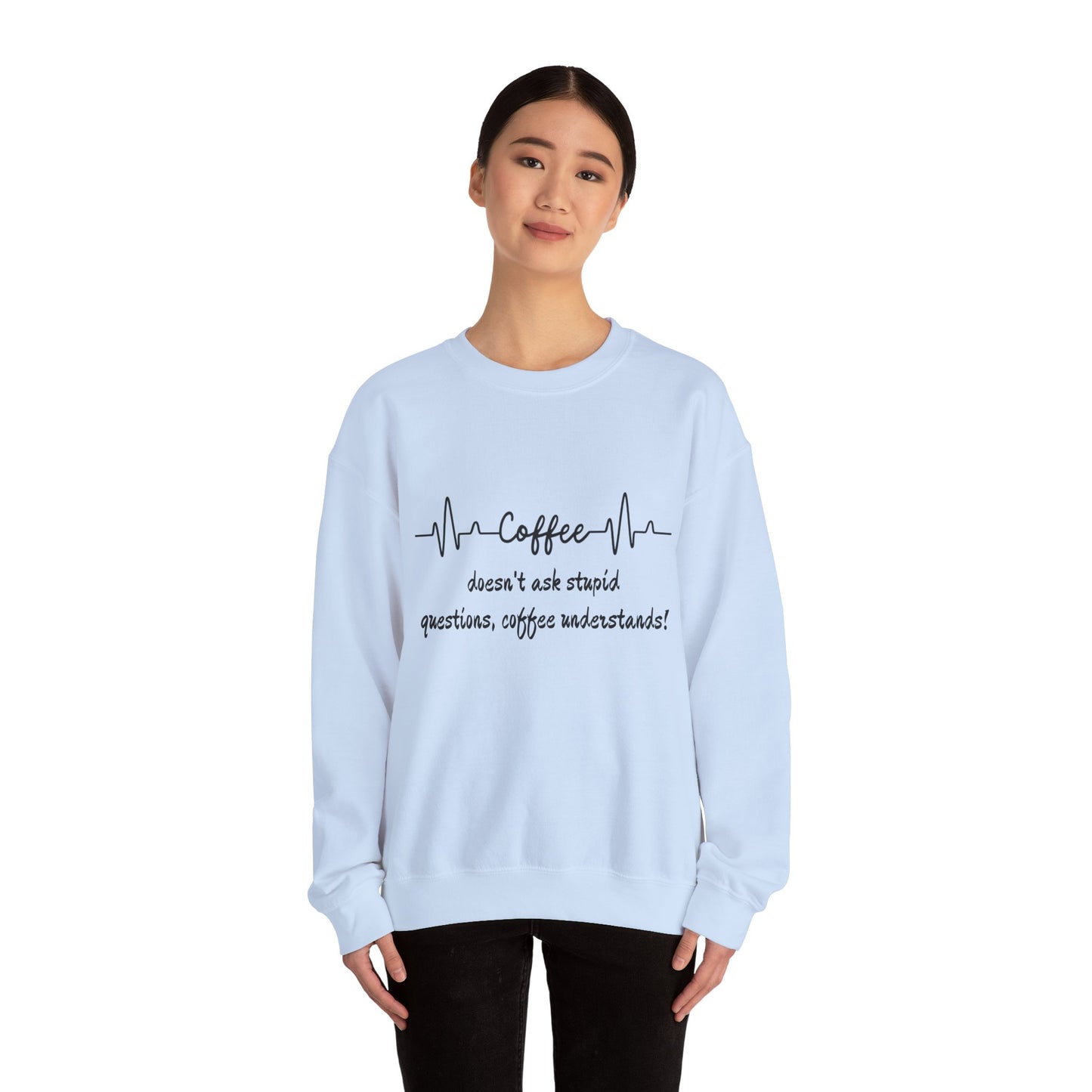 Heavy Blend™ Crewneck Sweatshirt - Cozy and Comfy - Coffee Lovers