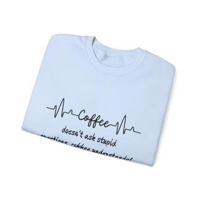 Heavy Blend™ Crewneck Sweatshirt - Cozy and Comfy - Coffee Lovers