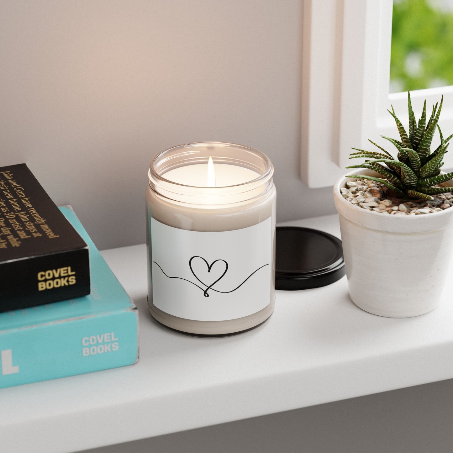 Scented Soy Candle - 9oz Heart