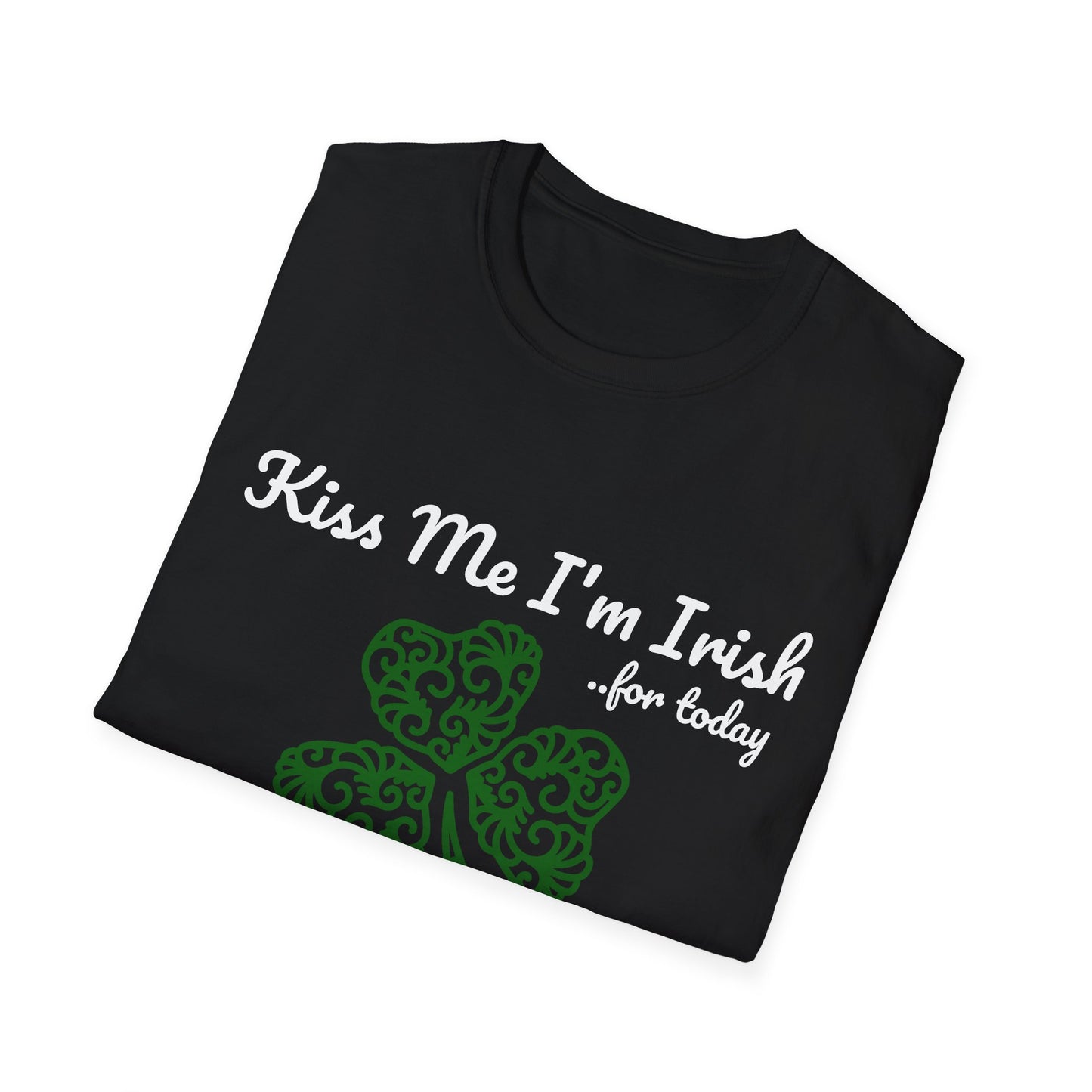 Kiss Me I'm Irish T-Shirt, Unisex St. Patrick's Day Tee, Cute Irish Gift, Green Shamrock Shirt, Fun Holiday Apparel, Celebrate Irish