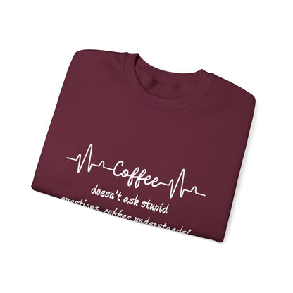 Heavy Blend™ Crewneck Sweatshirt - Cozy and Comfy - Coffee Lovers