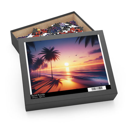 Puzzle - 120-Piece Sunset Beach
