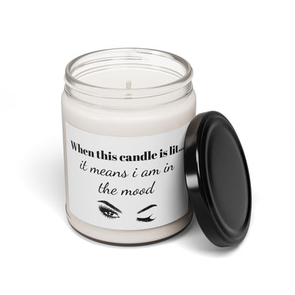 Funny Mood Scented Soy Candle - 9oz | Ideal for Relaxation & Romantic Evenings
