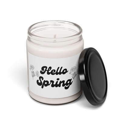 Spring Blossom Scented Soy Candle, Hello Spring Fragrance, Home Decor, Gift for Her, Eco-Friendly Candle, Aromatherapy