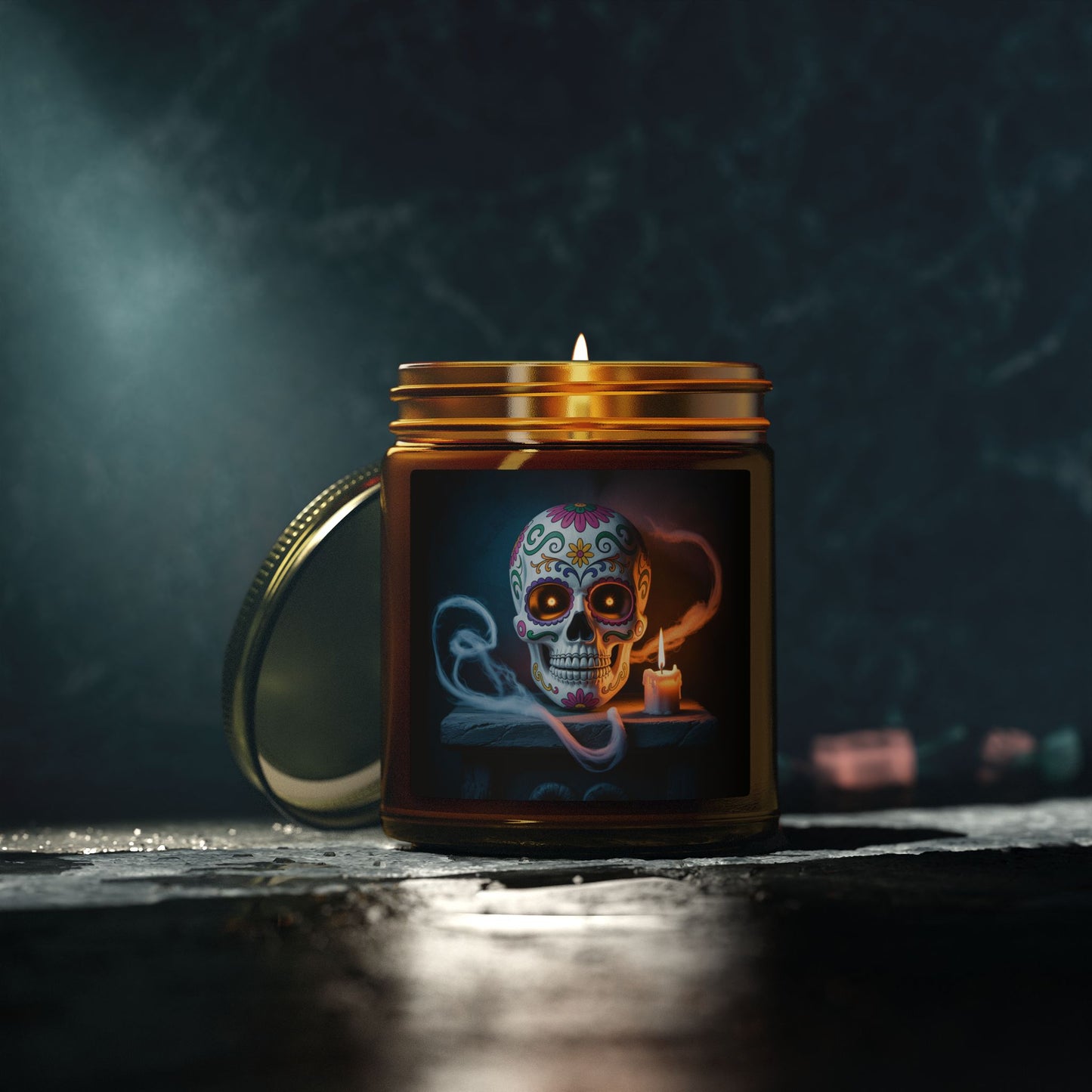 Skull Scented Candle | Aromatic Home Decor, Halloween, Unique Candle