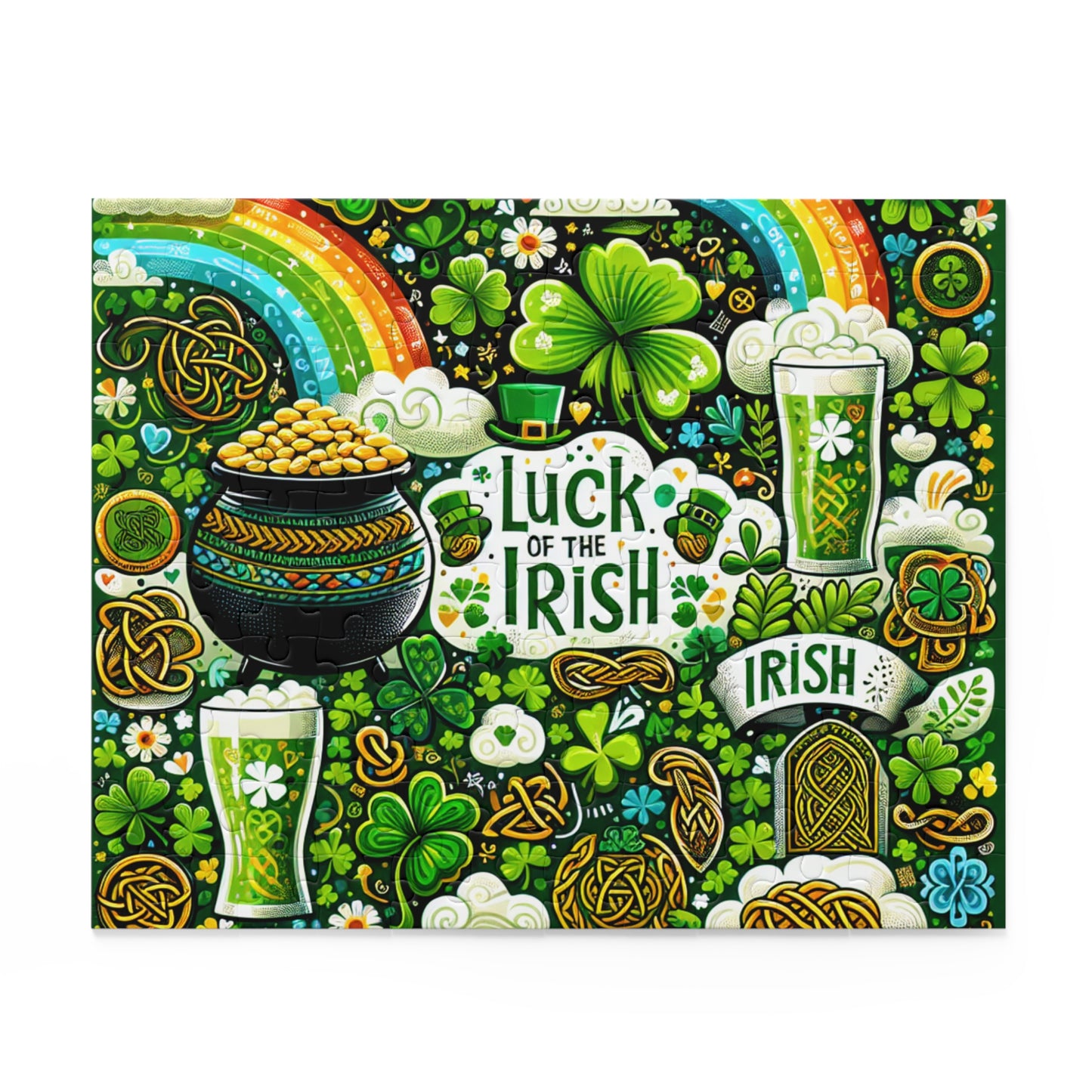 Puzzle - 120- Irish - St. Patrick's Day - Shamrocks