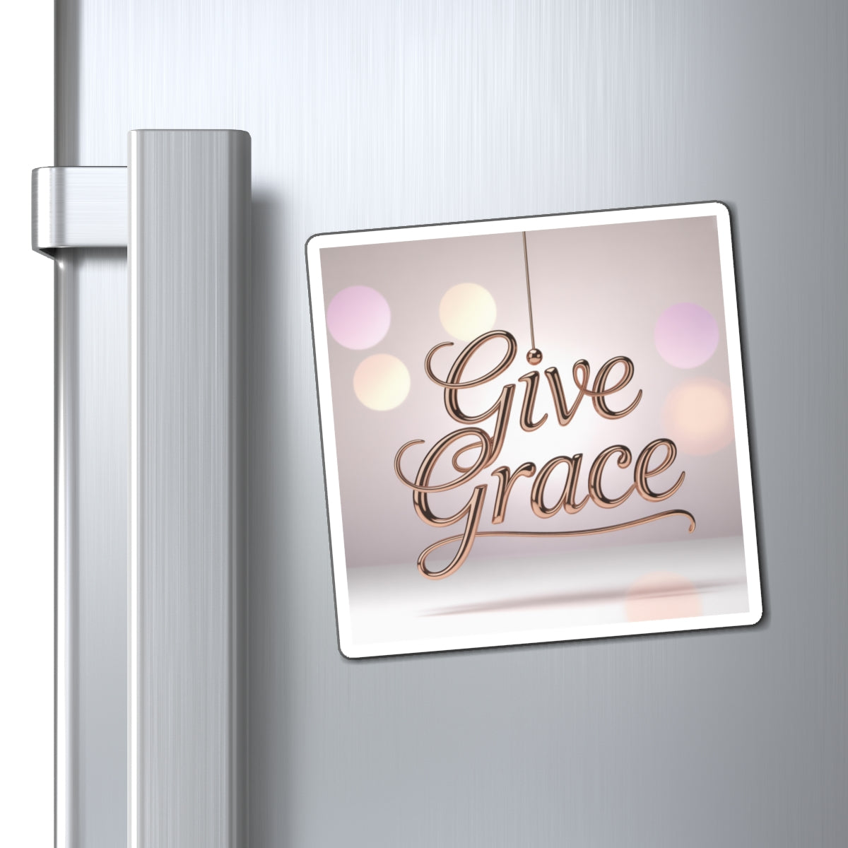 Graceful Reminder Magnets, Inspirational Home Decor, Give Grace Kitchen Magnet, Motivational Fridge Magnet