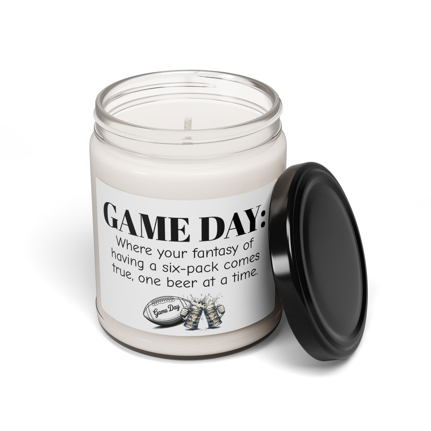 Funny Game Day Scented Candle, Perfect for Sports Fans, Home Parties, Tailgating
