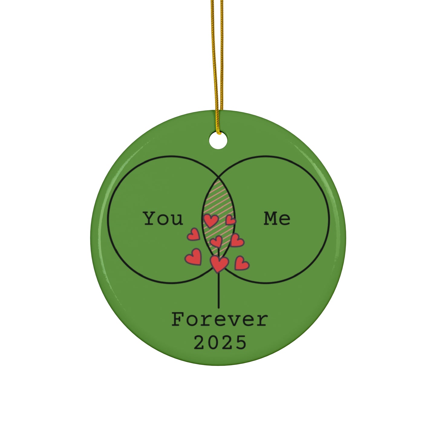 Ceramic Ornament - Perfect for Couples - Engagement 2025