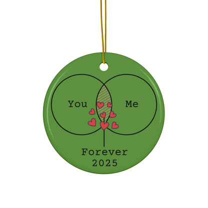 Ceramic Ornament - Perfect for Couples - Engagement 2025