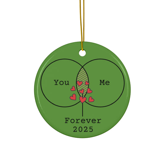 Ceramic Ornament - Perfect for Couples - Engagement 2025