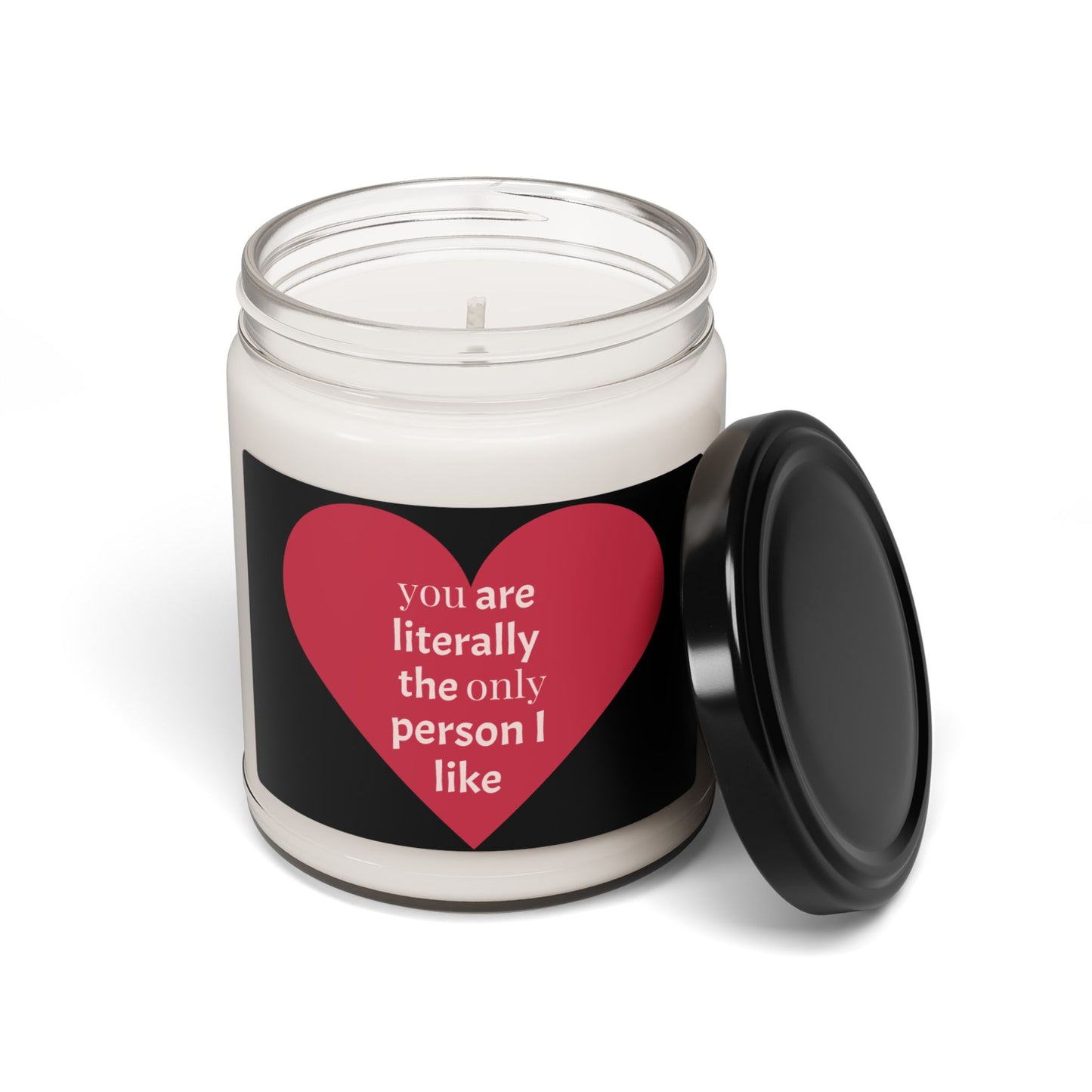 Scented Soy Candle - "You Are Literally the Only Person I Like"