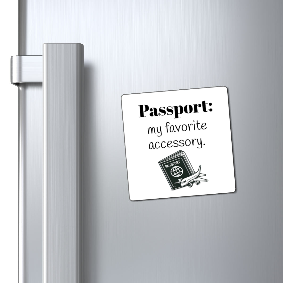Magnet, Travel Inspiration, Cute Passport Accessory Magnet, Wanderlust Decor, Travel Gift, Kitchen Magnet, Adventure Decor