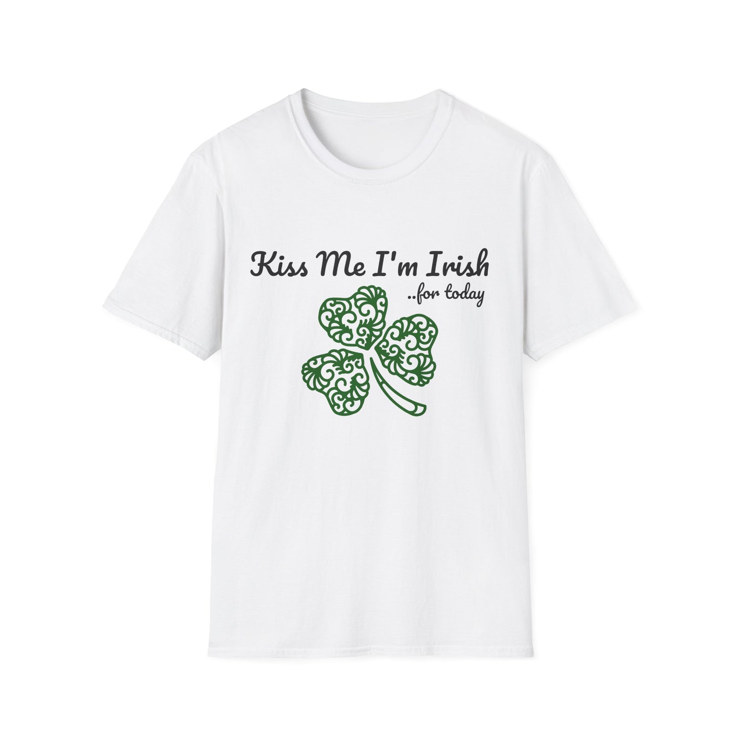 Kiss Me I'm Irish T-Shirt, Unisex St. Patrick's Day Tee, Cute Irish Gift, Green Shamrock Shirt, Fun Holiday Apparel, Celebrate Irish